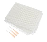 Zerodeko Kit De Crochet à Loquet avec Toile Vierge Maille pour Tapis Et Tentures Murales Outil Inclus pour Loisirs Créatifs
