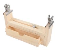 Zerodeko Kit de Fabrication de Bracelets en Bois Réglable Outil de Tissage DIY pour Bracelet Tissé Rouge Cadre Artisanal pour Cordons Accessoire Loisirs Créatifs Kit de Tissage