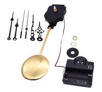 Zerodeko Kit de Moteur pour Mouvement D'horloge à Pendule en Métal Aiguilles de 2 Tailles, Accessoire D'horlogerie pour Réparation et Mouvement à Balancier