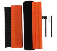 Zerodeko Kit de Nettoyage pour Platine Vinyle et Lecteur CD/DVD Brosse Douce en Bois et Éponge Entretien Délicat Nettoyage Complet