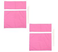 Zerodeko Kit de Remplacement de Toile pour Chaise de réalisateur (2 Jeux) | 21" x 16" et 21&; x 7,5&; Excellente résilience, réparation de chaises de jeu, remplacement de siège en toile,