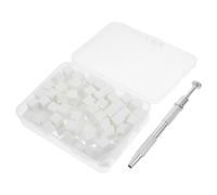 Zerodeko Kit Manucure 101 Pièces Stylo Éponge à Ongles Métallique 100 Mini Éponges Dégradé Blush Pince à Griffes Rétractable Accessoires Nail Art pour Manucure Précise et Dégradés