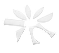 Zerodeko Kit Optique D’Expériences Scientifiques 8 Pièces en Acrylique Lentilles Convexes et Concaves pour Enseignement Physique en Salle de Classe Outil Éducatif pour Garçon et Filles et