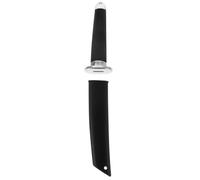 Zerodeko Kit Poignée de Katana en ABS Noir avec Fourreau, Conçu pour Collectionneurs et Projets Créatifs, Accessoire de Remplacement avec Longévité et Contrôle