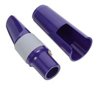 Zerodeko Kit Saxophone Alto Capuchon et Boucle en Silicone Bleu Violet, Accessoires pour Instruments de Musique, Fourniture D’anches et Bouchon, Adapté pour Saxophone Alto et Clarinette,