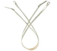 Zerodeko Lacets Croisés Anti-chute pour Talons Hauts en Pu Or Design Chic, Sangles de Chaussures Élégantes pour Éviter de Glisser et Tomber
