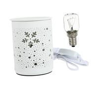 Zerodeko Lampe À Cire Électrique Lampe Parfumée Veilleuse Lampe À Huile Essentielle Lampe De Nuit Lampe À Brancher Lampe Désodorisante Lumière Désodorisante Brûleur