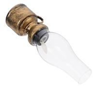 Zerodeko Lampe à Pétrole Rétro Électronique Décoration de Table Nouvel an Lampe Électronique de Table Vintage, Cuivre, PVC Réutilisable, Lumière Vacillante Réaliste Usage Intérieur