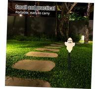 Zerodeko Lampe de Cheminée Halloween Fantômes LED Étanche Balise Lumineuse Extérieure pour Jardin Pelouse et Décoration Halloween Effrayante