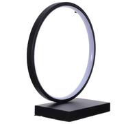 Zerodeko Lampe de Table Ronde Moderne en Fer Noir Luminosité Réglable et Éclairage Doux, Lampe de Chevet Créative Zen pour Chambre et Salon