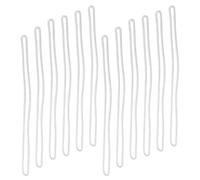 Zerodeko Lanière pour Badge D'identification en Pvc Transparent, Lot de 200pcs, Corde Suspendre Pratique Design Anti-perte, pour Bureau et Extérieur