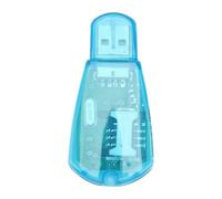 Zerodeko Lecteur de Carte Sim Rapide USB 2.0 Bleu Compatible Cdma pour Windows 98 Me 2000 XP, Outil Pratique pour Sauvegarde et Copie de Données Sim