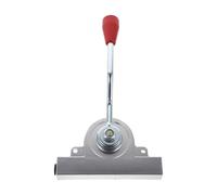 Zerodeko Levier de Commande Manuel D’accélérateur pour Camion Malaxeur, Câble Robuste, Poignée Traction Argentée, Contrôle Précis Vitesse, Remplacement Compatible Moteur Marin