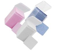 Zerodeko Lingettes de Nettoyage Colle Extensions Cils 600 Pièces Taille Standard Dissolvant Colle Professionnel Usage Salon Beauté Blanc Rose Bleu