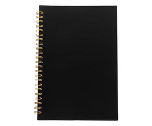 Zerodeko Livre Organisateur D'inventaire Noir, Couverture Pp, Pages Papier | Tenue de Registres, Suivi des Entrées et Sorties, Analyse Comptable, Bureau et Espace de Travail