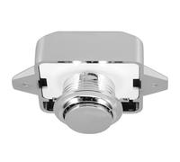 Zerodeko Loquet à Bouton-poussoir Chromé pour Armoire de Camping-car, Serrure sans Clé en Alliage de Zinc et Abs, Verrou de Porte Intérieure Pratique et Sécurisé pour Mobilier de Caravane