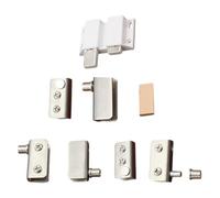 Zerodeko Loquet de Porte Magnétique en Acier Inoxydable Attrape-Garde-Robe pour Porte en Verre Double Fermeture Sécurisée pour Armoire et Placard Aspiration Forte Cuisine et Salle de