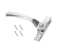 Zerodeko Loquet de Sécurité pour Fenêtre Coulissante en Acier Inoxydable Argenté, Poignée de Remplacement, Améliore la Sécurité et L'apparence, Compatible Fenêtres à Guillotine Double