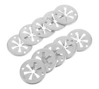 Zerodeko Lot de 10 Clips Métalliques pour Fixation sous Caisse Clip pour Écran Thermique et Protection D’Échappement Rondelles de Verrouillage pour Isolation Thermique Automobile Robuste