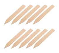 Zerodeko Lot de 10 piquets de Jardin en Bois, piquets d'arpentage | Piquets de bornage, poteaux en bois de 35 x 3,5 cm pour clôtures et jardins.