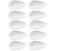 Zerodeko Lot de 10 Rubans Correcteurs Transparents Mini, Ruban Correcteur pour Écrire, Bandes D’écriture Pratiques pour Bureau, École et Papeterie, Accessoire de Bureau Compact et Portable