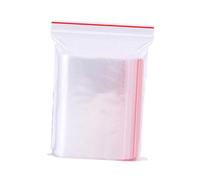 Zerodeko Lot de 100 Sachets Transparents Refermables en Polyéthylène 6 x 8 Cm, Paquet Hermétiques Scellés 5 Microns pour Rangement Bijoux, Bonbons, Conservation Bureau Et Maison