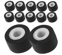 Zerodeko Lot de 12 Galets Presseurs pour Bande Radio Rouleaux Pinceurs en Plastique de 9 MM Accessoires de Réparation pour Magnétoscopes et Enregistreurs Audio Pièces de Rechange