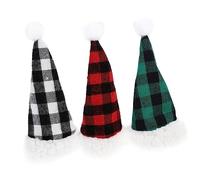 Zerodeko Lot de 12 Porte-Couverts Décoratifs pour Bouteilles De Vin De Noël