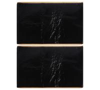 Zerodeko Lot de 2 bandes d'étanchéité en caoutchouc butyle - 15 x 9,5 cm - Mastic butyle étanche - Patch anti-fuite pour tuyaux - Tapis adhésifs insonorisants pour tubes de climatiseurs et