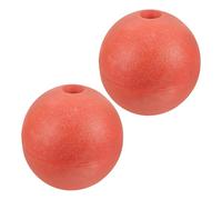 Zerodeko Lot de 2 Bouées Flottantes en Mousse Rouge Ø20 Cm, Accessoires Flottants pour Pêche en Mer, Bateau ou Lac, Dispositif Étanche Résistant UV et Chocs, Flotteurs D’amarrage Robustes