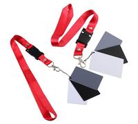 Zerodeko Lot de 2 Cartes Grises Balance des Blancs 18° Petites Tailles en Acrylique Noir Blanc Gris avec Sangle pour Photographie et Vidéo, Contrôle Précis de L’Exposition, Accessoire