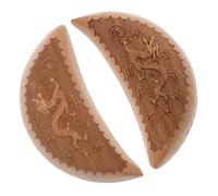 Zerodeko Lot De 2 Coupes Sacrées en Bois Fournitures De Divination Tableau Métaphysique Décoratif pour La Maison Et Le Bureau