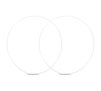 Zerodeko Lot de 2 Joints de Porte pour Lave-linge à Tambour 36 Cm, Anneau de Serrage en Fil D'acier Pince Ressort, Joint D'étanchéité Compatible Machine à Laver Frontale, Accessoire