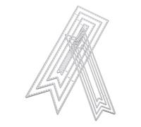 Zerodeko Lot de 2 Matrices de Découpe en Acier au Carbone pour Marque-Pages 133X72Mm Pochoirs de Gaufrage Légers et Solide Outils Scrapbooking pour Création Artisanale et Décoration