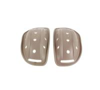 Zerodeko Lot de 2 Mentonnières de Protection Ivoire pour Casque de Vélo, Moto et Ski, Coussinets Rembourrés Universels pour Sport, Maintien Sécurisé et Confort du Menton