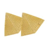 Zerodeko Lot de 2 Mini Pyramides Égyptiennes en Résine, Modèle de Construction Antique pour Aquarium, Terrarium, Décoration de Table de Sable Zen