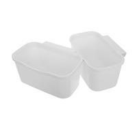 Zerodeko Lot de 2 Paniers de Rangement Latéraux en Plastique pour Lit Superposé Panier de Rangement à Suspendre pour Lit de Dortoir pour Petits Objets Suspendus