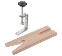 Zerodeko Lot de 2 Pinces à Genouillère en Bois et Fer Fixation sans Perçage pour Table et Bureau Pinces Ajustables pour Travail Bijouterie Soudage et Bricolage Accessoires de Serrage
