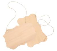 Zerodeko Lot de 2 Plaques en Bois Naturel Soi-même, Non Peintes, pour Décoration de Mariage, Artisanat Diy, Style Simple et Élégant, pour Décoration de Boutique ou Café