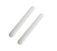 Zerodeko Lot De 2 Rouleaux À Pâtisserie en Plastique pour Pâtisserie Pâte À Gâteau Fondant Fin Long avec Anneaux D'Épaisseur Mini Rouleau À Pâtisserie pour