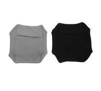 Zerodeko Lot de 2 Sangles de Jambe pour Téléphone Portable Ajustables Pochette de Sport Extensible en Nylon Élastique Support de Téléphone Antidérapant Noir et Gris Course à Pied