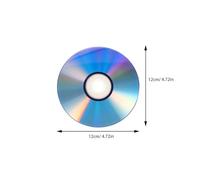 Zerodeko Lot de 2 Sets de Disques DVD-r Vierges 4,7 Go avec Boîtiers Cristal, Disques Enregistrables Audio et Vidéo Compatibles Graveurs DVD/CD, Grosse Capacité Stockage, Sauvegarde