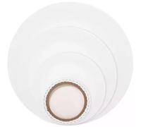 Zerodeko Lot de 2 Toiles Rondes 20Cm en Coton Vierge, Cadres Tendus pour Peinture Acrylique et Huile, Supports Artistiques pour Loisirs Créatifs et Exercices