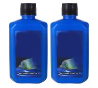 Zerodeko Lot de 2 traitements pour Aquarium, clarifie Rapidement l'eau | Maintient une eau claire, flocule les particules en suspension, contribue à réduire le temps de nettoyage, favorise un
