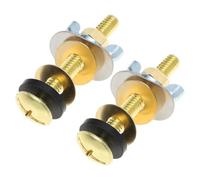 Zerodeko Lot de 2 Vis de Fixation Universelles en Acier Inoxydable 5/16 X 60 Mm pour Siège de Toilette, Boulons Robustes pour Abattant Wc, Pièces Détachées Adaptées aux Réservoirs D'eau,