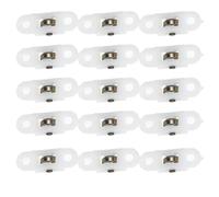 Zerodeko Lot de 20 Roulettes Petites pour Porte Coulissante et Moustiquaire, Roue Simple en Plastique Robuste, Accessoires pour Tiroir et Fenêtre, Compatibles Rails Coulissants, Usage