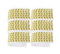 Zerodeko Lot de 200 Étiquettes Autocollantes d'Avertissement de Chocs Électriques Jaunes Triangulaires 1 CM Autocollants de Sécurité Haute Adhérence pour Usage Industriel Bureau et