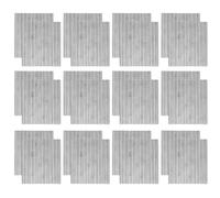 Zerodeko Lot de 24 Tuiles Miniatures Ondulées 1/35 en Acier Inoxydable pour Maison de Poupée, Kit de Modélisme Décoratif pour Diorama Militaire et Table de Sable, Accessoires Bricolage et