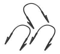 Zerodeko Lot de 3 Clips Multifonctions en Acier Inoxydable pour Soudage avec Fixation de Fils, Design Flexible et Robuste, pour Projets DIY et Bureau