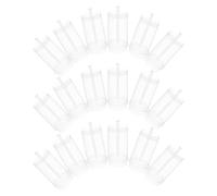 Zerodeko Lot de 30 Moules à Pousser Ronds en Polypropylène Robuste, Supports pour Sucettes Glacées et Cupcakes, Accessoires Pâtisserie pour Fêtes, Anniversaires et Goûters, Usage Facile